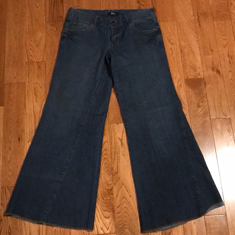 Fun wide legged flared jeans size 13 in juniors